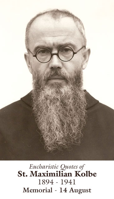 St. Maximilian Kolbe Prayer Card